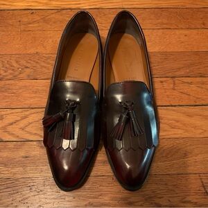 everlane tassel loafer